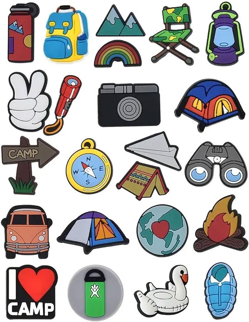 BOWNDY Different Shape Shoe Charms for Clog Decoration, Cute Pin, Bulk Pack, Random Assortment - Image 1